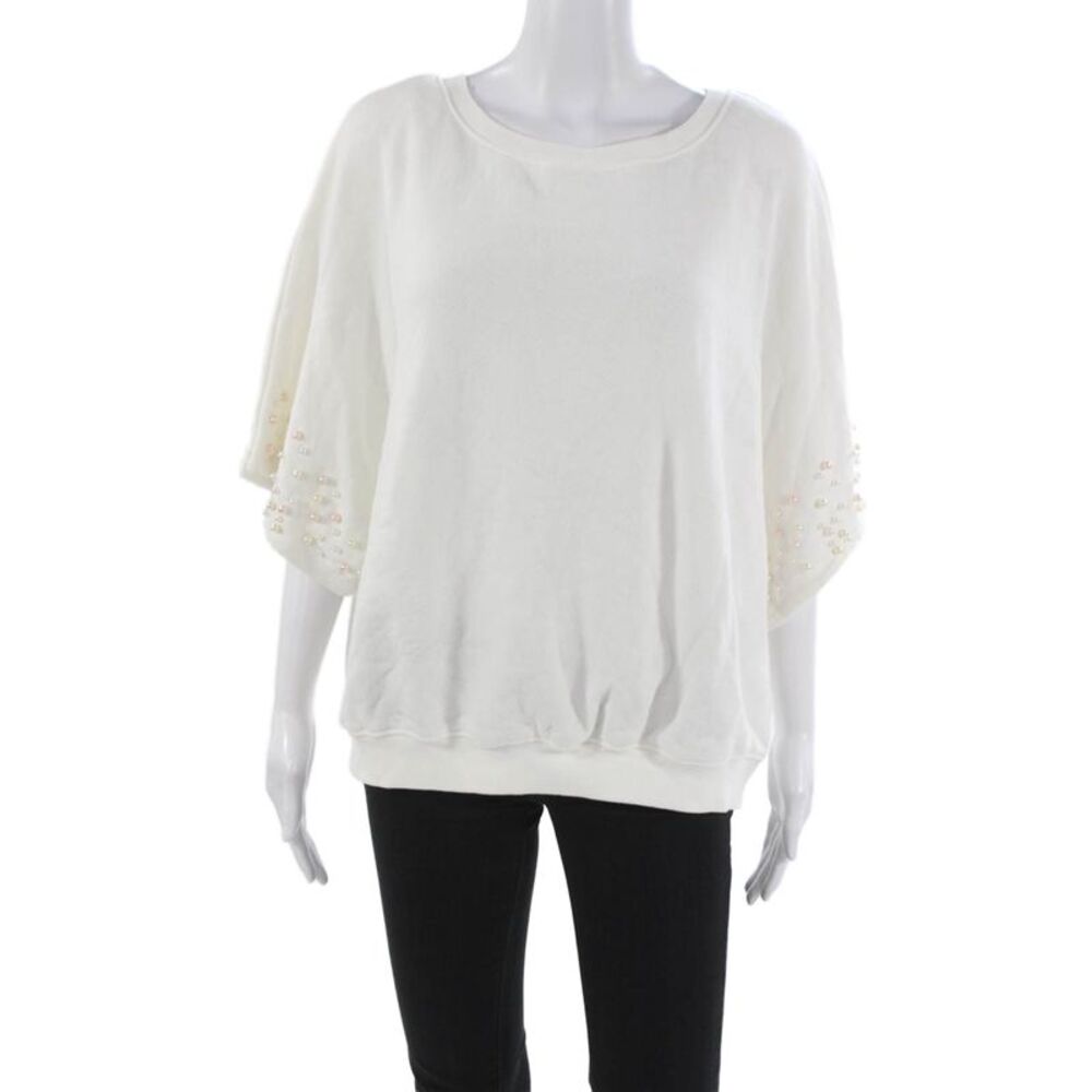 9-H15 STCL Women Casual Cotton Crew Neck Short Sleeve T-Shirt Size L